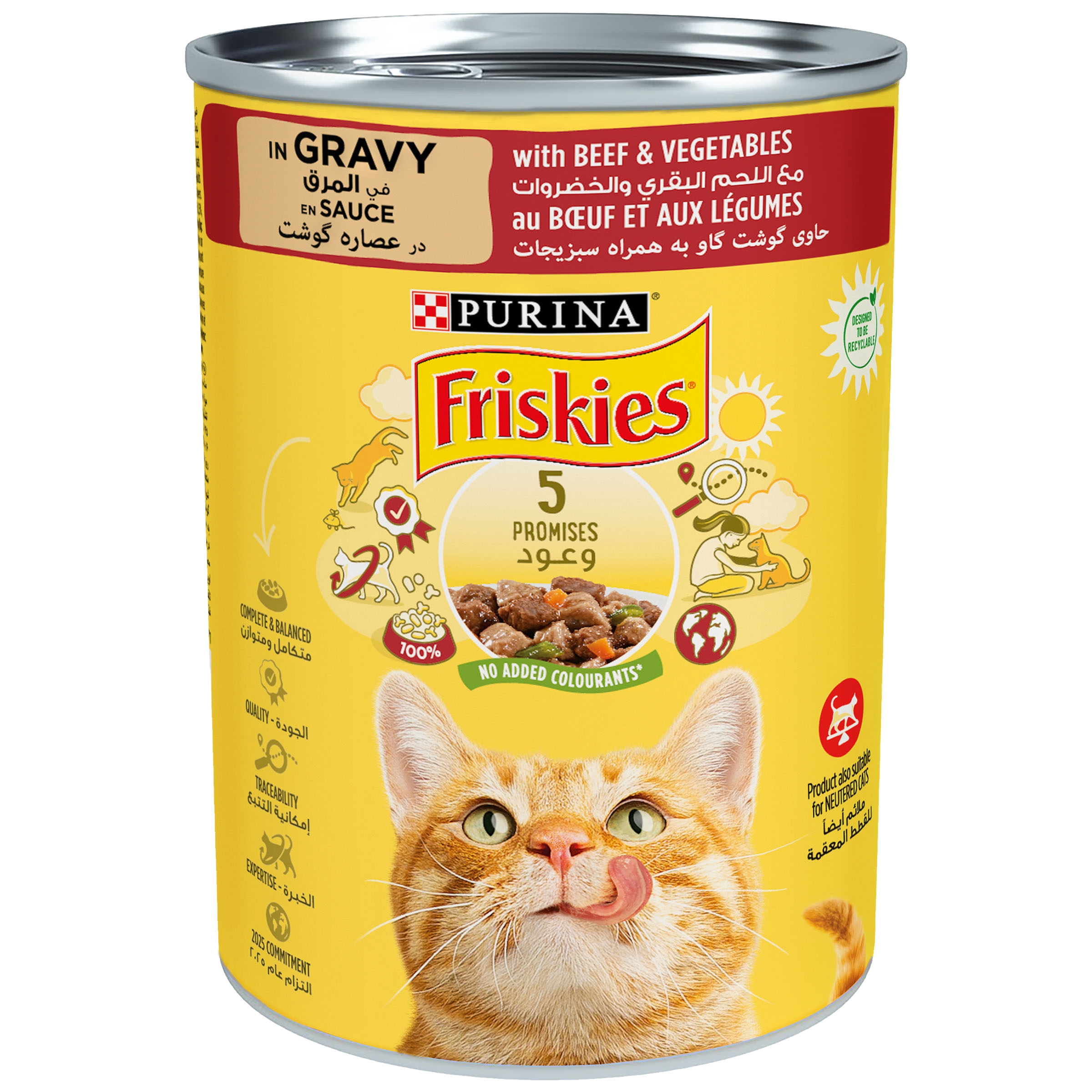 Friskies Pate With Beef Vegetables Purina Arabia